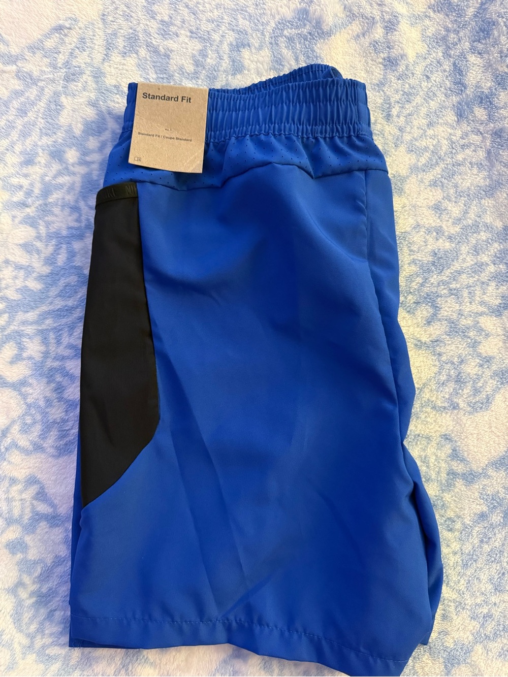 Blue Nike Athletic Standard Fit Shorts
